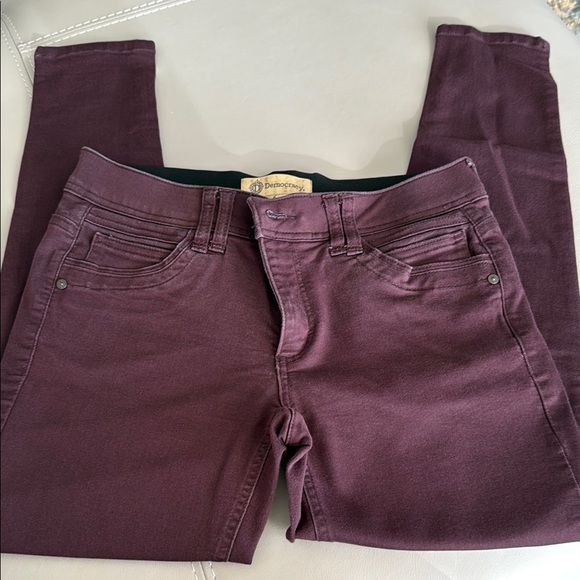 Democracy Women's Dark Purple Skinny Jeans - Picture 2 of 2